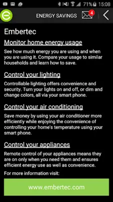 emberconnect android App screenshot 5